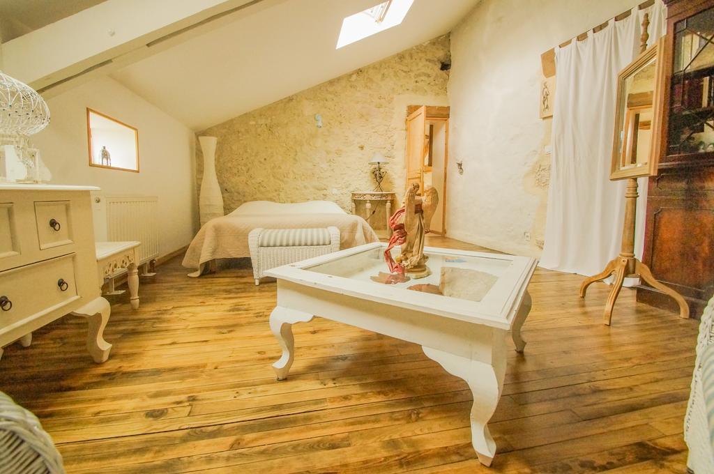 Chambres D'Hotes Domaine De La Rose Des Vents Castelnau-sur-lʼAuvignon Szoba fotó